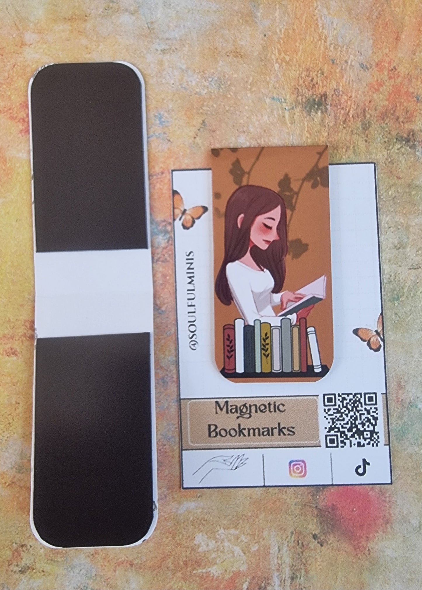 ☕ Cozy Moments / Everyday Reads – Magnetic Bookmarks