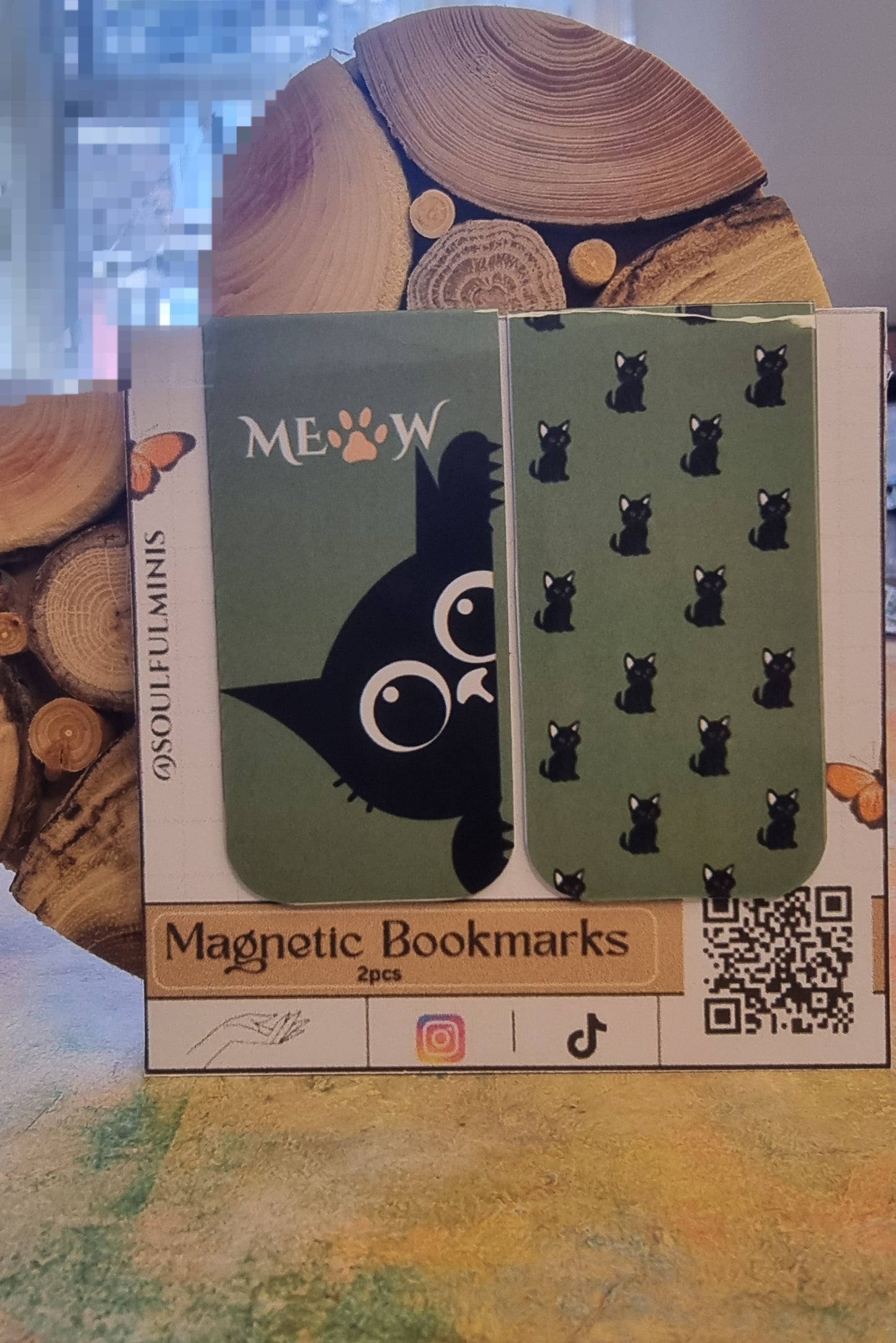 🐼 Reading Buddies – Animal Magnetic Bookmark Set (2pcs)