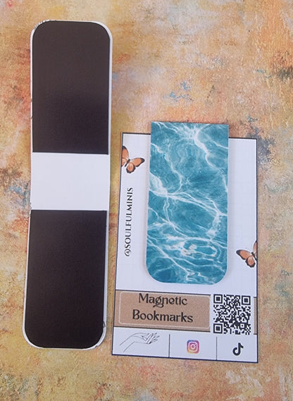 🌊 Waves Collection – Ocean Magnetic Bookmarks