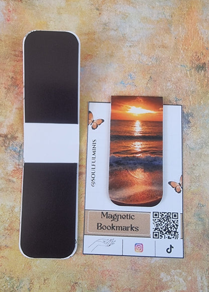 🌊 Waves Collection – Ocean Magnetic Bookmarks