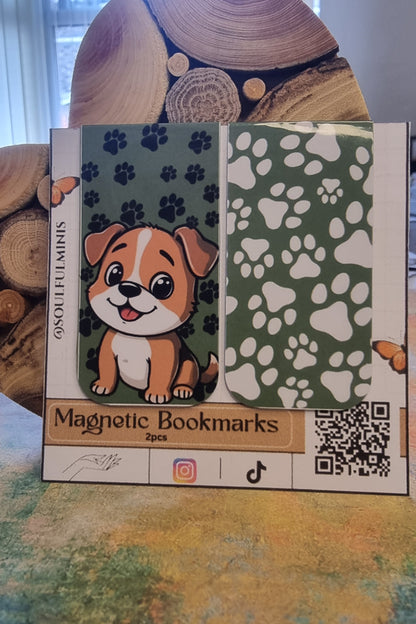 🐼 Reading Buddies – Animal Magnetic Bookmark Set (2pcs)