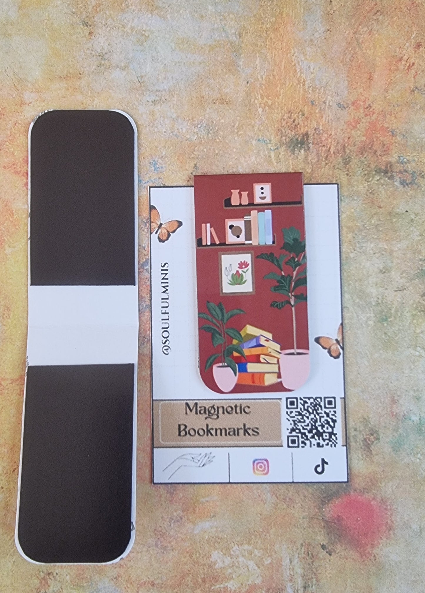 ☕ Cozy Moments / Everyday Reads – Magnetic Bookmarks
