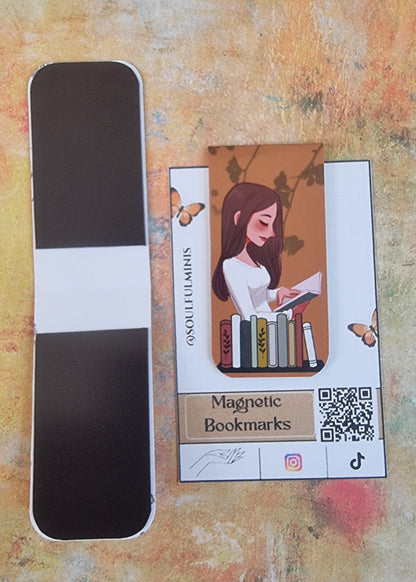 ☕ Cozy Moments / Everyday Reads – Magnetic Bookmarks