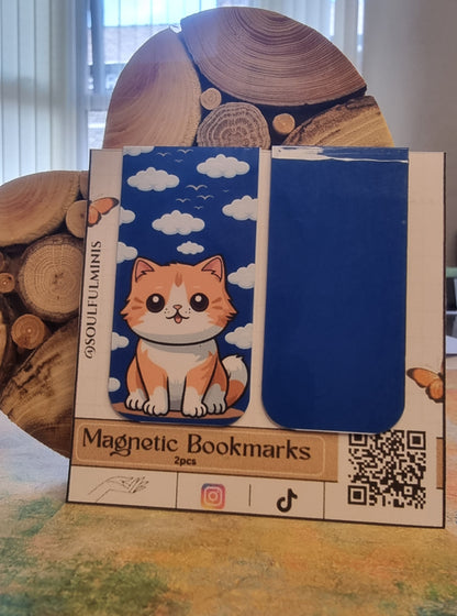 🐼 Reading Buddies – Animal Magnetic Bookmark Set (2pcs)